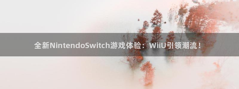优贝娱乐平台官方网站：全新NintendoSwitch游戏体